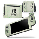 Grunge Green Micro Mustache Pattern - Vinyl Skin Wrap for Nintendo Switch 2, OLED, Lite, Pro Controller, Wii & Classic Handhelds