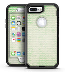 Grunge Green Micro Mustache Pattern - iPhone 7 Plus/8 Plus OtterBox Case & Skin Kits