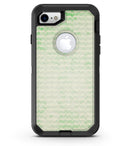 Grunge Green Micro Mustache Pattern - iPhone 7 or 8 OtterBox Case & Skin Kits