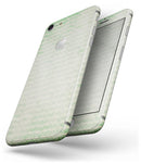 Grunge Green Micro Mustache Pattern - Skin-kit for the iPhone 8 or 8 Plus