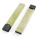 Grunge Green Yellow Damask Pattern - Premium Decal Protective Skin-Wrap Sticker compatible with the Juul Labs vaping device