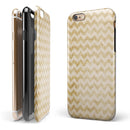 Grunge Mustard Yellow Chevron iPhone 6/6s or 6/6s Plus 2-Piece Hybrid INK-Fuzed Case