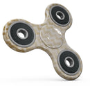 Grunge Mustard Yellow Chevron Full-Body Fidget Spinner Skin-Kit