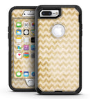 Grunge Mustard Yellow Chevron - iPhone 7 Plus/8 Plus OtterBox Case & Skin Kits