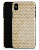 Grunge Mustard Yellow Chevron - iPhone X Clipit Case