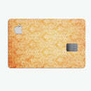 Grunge Orange Damask Pattern - Premium Protective Decal Skin-Kit for the Apple Credit Card