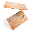 Grunge Orange Micro Shape Pattern - Premium Protective Decal Skin-Kit for the Apple Credit Card