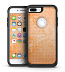 Grunge Orange Micro Shape Pattern - iPhone 7 or 7 Plus Commuter Case Skin Kit