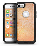 Grunge Orange Micro Shape Pattern - iPhone 7 or 7 Plus Commuter Case Skin Kit