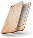 Grunge Orange Micro Shape Pattern - Skin-kit for the iPhone 8 or 8 Plus