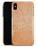 Grunge Orange Micro Shape Pattern - iPhone X Clipit Case