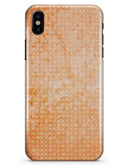 Grunge Orange Micro Shape Pattern - iPhone X Clipit Case