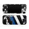 Grunge Patriotic American Flag with Thin Blue Line // Full Body Skin Decal Wrap Kit for the Steam Deck handheld gaming computer
