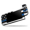 Grunge Patriotic American Flag with Thin Blue Line V2 // Skin Decal Wrap Kit for Nintendo Switch Console & Dock, Joy-Cons, Pro Controller, Lite, 3DS XL, 2DS XL, DSi, or Wii