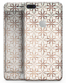 Grunge Tangerine Flower Tiles - Skin-kit for the iPhone 8 or 8 Plus