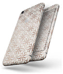 Grunge Tangerine Flower Tiles - Skin-kit for the iPhone 8 or 8 Plus