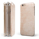 Grunge Tangerine Pattern Of Royalty iPhone 6/6s or 6/6s Plus 2-Piece Hybrid INK-Fuzed Case