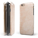 Grunge Tangerine Pattern Of Royalty iPhone 6/6s or 6/6s Plus 2-Piece Hybrid INK-Fuzed Case