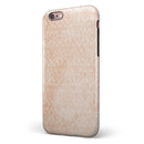 Grunge Tangerine Pattern Of Royalty iPhone 6/6s or 6/6s Plus 2-Piece Hybrid INK-Fuzed Case