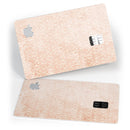 Grunge Tangerine Pattern Of Royalty - Premium Protective Decal Skin-Kit for the Apple Credit Card