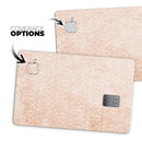 Grunge Tangerine Pattern Of Royalty - Premium Protective Decal Skin-Kit for the Apple Credit Card