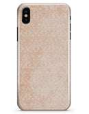 Grunge Tangerine Pattern Of Royalty - iPhone X Clipit Case