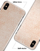 Grunge Tangerine Pattern Of Royalty - iPhone X Clipit Case