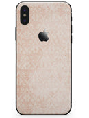 Grunge Tangerine Pattern Of Royalty - iPhone X Skin-Kit