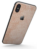 Grunge Tangerine Pattern Of Royalty - iPhone X Skin-Kit