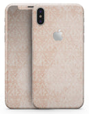 Grunge Tangerine Pattern Of Royalty - iPhone X Skin-Kit