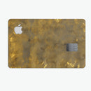 Grunge Watercolor with Golden Specks - Premium Protective Decal Skin-Kit for the Apple Credit Card