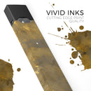 Grunge Watercolor with Golden Specks - Premium Decal Protective Skin-Wrap Sticker compatible with the Juul Labs vaping device