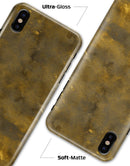 Grunge Watercolor with Golden Specks - iPhone X Clipit Case