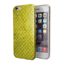 Grunge Yellow Overlapping Circles iPhone 6/6s or 6/6s Plus 2-Piece Hybrid INK-Fuzed Case