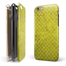 Grunge Yellow Overlapping Circles iPhone 6/6s or 6/6s Plus 2-Piece Hybrid INK-Fuzed Case