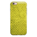 Grunge Yellow Overlapping Circles iPhone 6/6s or 6/6s Plus 2-Piece Hybrid INK-Fuzed Case