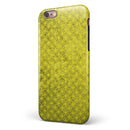 Grunge Yellow Overlapping Circles iPhone 6/6s or 6/6s Plus 2-Piece Hybrid INK-Fuzed Case