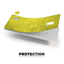 Grunge Yellow Overlapping Circles - Premium Protective Decal Skin-Kit for the Apple Credit Card