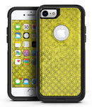 Grunge Yellow Overlapping Circles - iPhone 7 or 7 Plus Commuter Case Skin Kit