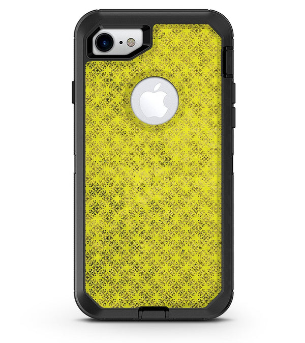 Grunge Yellow Overlapping Circles - iPhone 7 or 8 OtterBox Case & Skin Kits