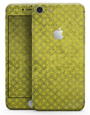 Grunge Yellow Overlapping Circles - Skin-kit for the iPhone 8 or 8 Plus