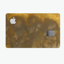 Grunge Yellow and Gray Explosions - Premium Protective Decal Skin-Kit for the Apple Credit Card