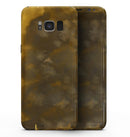 Grunge Yellow and Gray Explosions - Samsung Galaxy S8 Full-Body Skin Kit