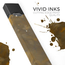 Grunge Yellow and Gray Explosions - Premium Decal Protective Skin-Wrap Sticker compatible with the Juul Labs vaping device