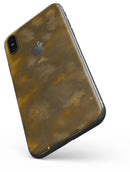 Grunge Yellow and Gray Explosions - iPhone X Skin-Kit