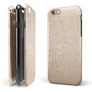 Grunge and Scratched All Over Ship Wheel iPhone 6/6s or 6/6s Plus 2-Piece Hybrid INK-Fuzed Case