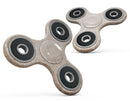 Grunge and Scratched All Over Ship Wheel Full-Body Fidget Spinner Skin-Kit