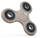 Grunge and Scratched All Over Ship Wheel Full-Body Fidget Spinner Skin-Kit