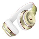 Grunge green Yellow Damask Pattern Full-Body Skin Kit for the Beats by Dre Solo 3 Wireless Headphones