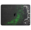 Grungy Green and Black Wood Surface - Skin Decal Wrap Kit Compatible with the Apple MacBook Pro, Pro with Touch Bar or Air (11", 12", 13", 15" & 16" - All Versions Available)